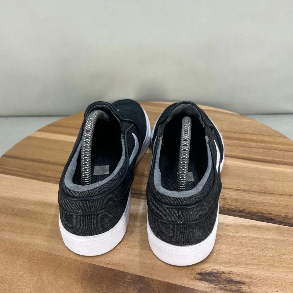 Nike SB Zoom Stefan Janoski Slip Black White Mens Skate Shoes 833564-010 Size 9
